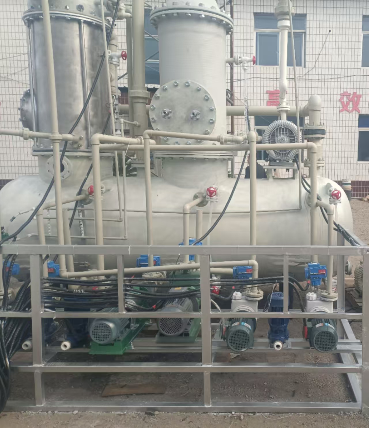 稀土冶煉工藝硫化氫廢氣處理工程，氯化氫制鹽酸，零排放工藝